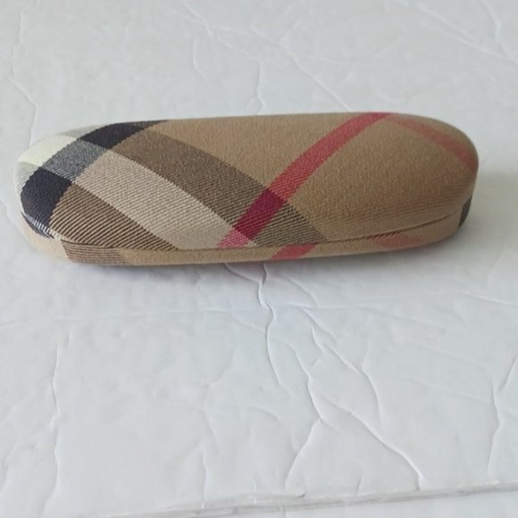 Burberry Check Hard Shell case for eyeglasses made in Italy - Picture 3 of 9